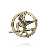Hunger Games Mockingjay Brooch – Vintage Metal Lapel Pin for Women