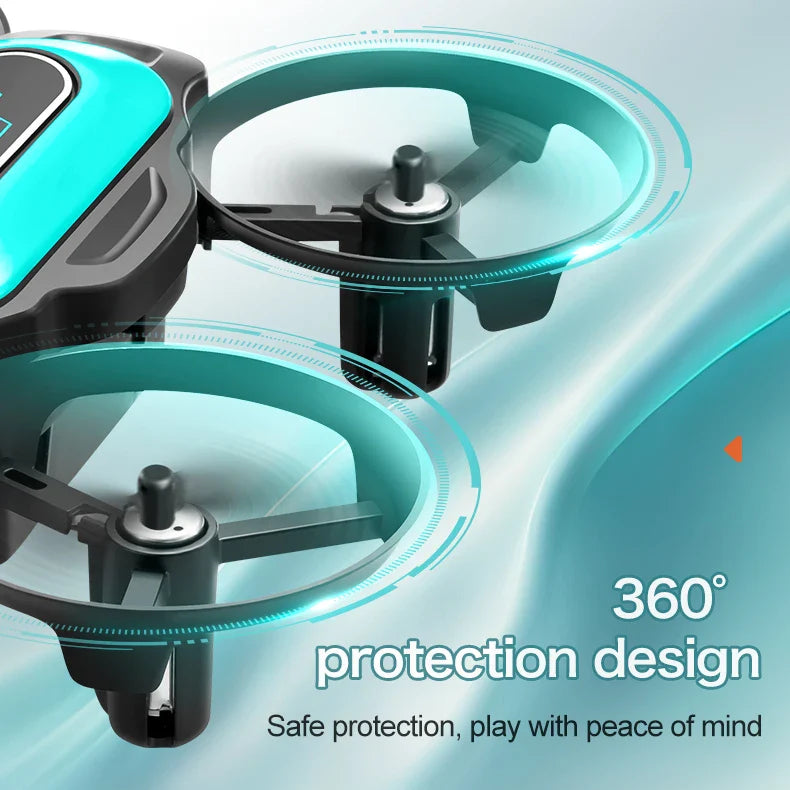 360° Stunt Mini RC Drone XD2 – One-Click Takeoff, Landing & Stable Hovering