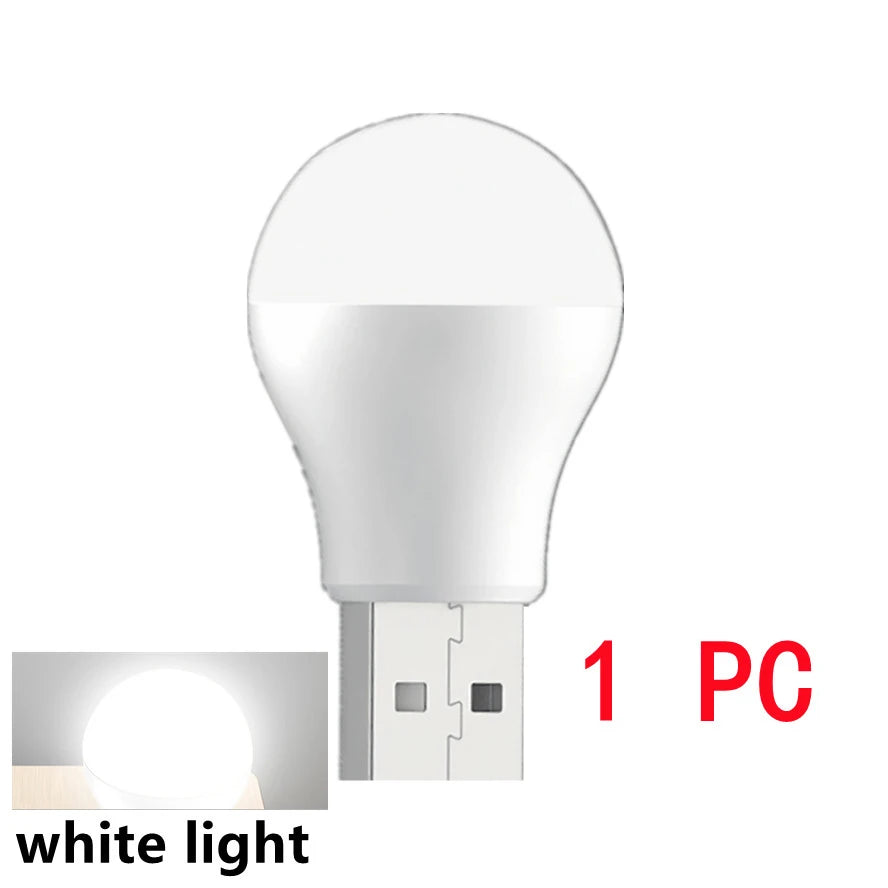 3/2/1PCS Mini USB Plug Lamp Computer Mobile Power Charging USB Small LED Night Light Eye Protection Light 5V 1A USB Gadgets