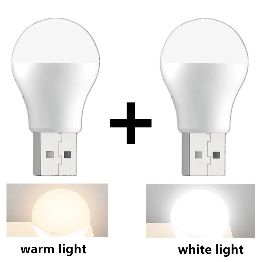 3/2/1PCS Mini USB Plug Lamp Computer Mobile Power Charging USB Small LED Night Light Eye Protection Light 5V 1A USB Gadgets