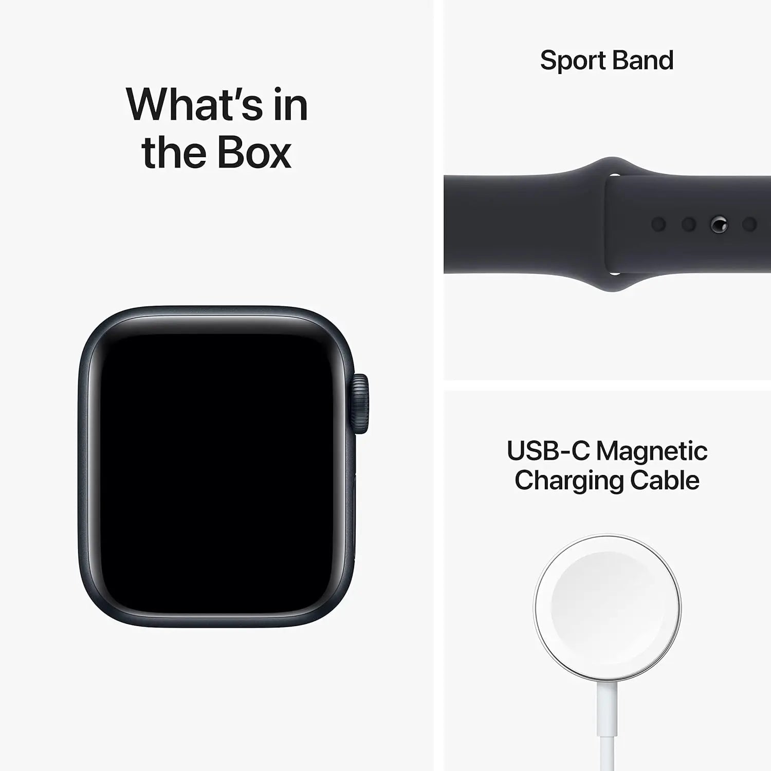 Apple Watch SE (2nd Gen) (GPS + Cellular, 40mm) - Midnight Aluminum Case with Midnight Sport Band, M/L (Certified Refurbished)